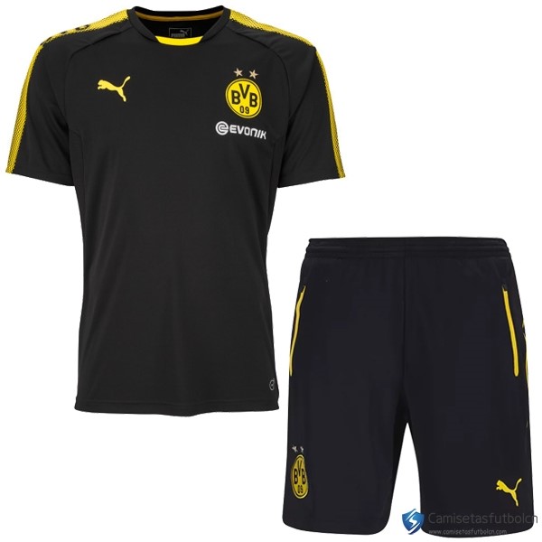 Camiseta Entrenamiento Borussia Dortmund Conjunto Completo 2017-18 Negro